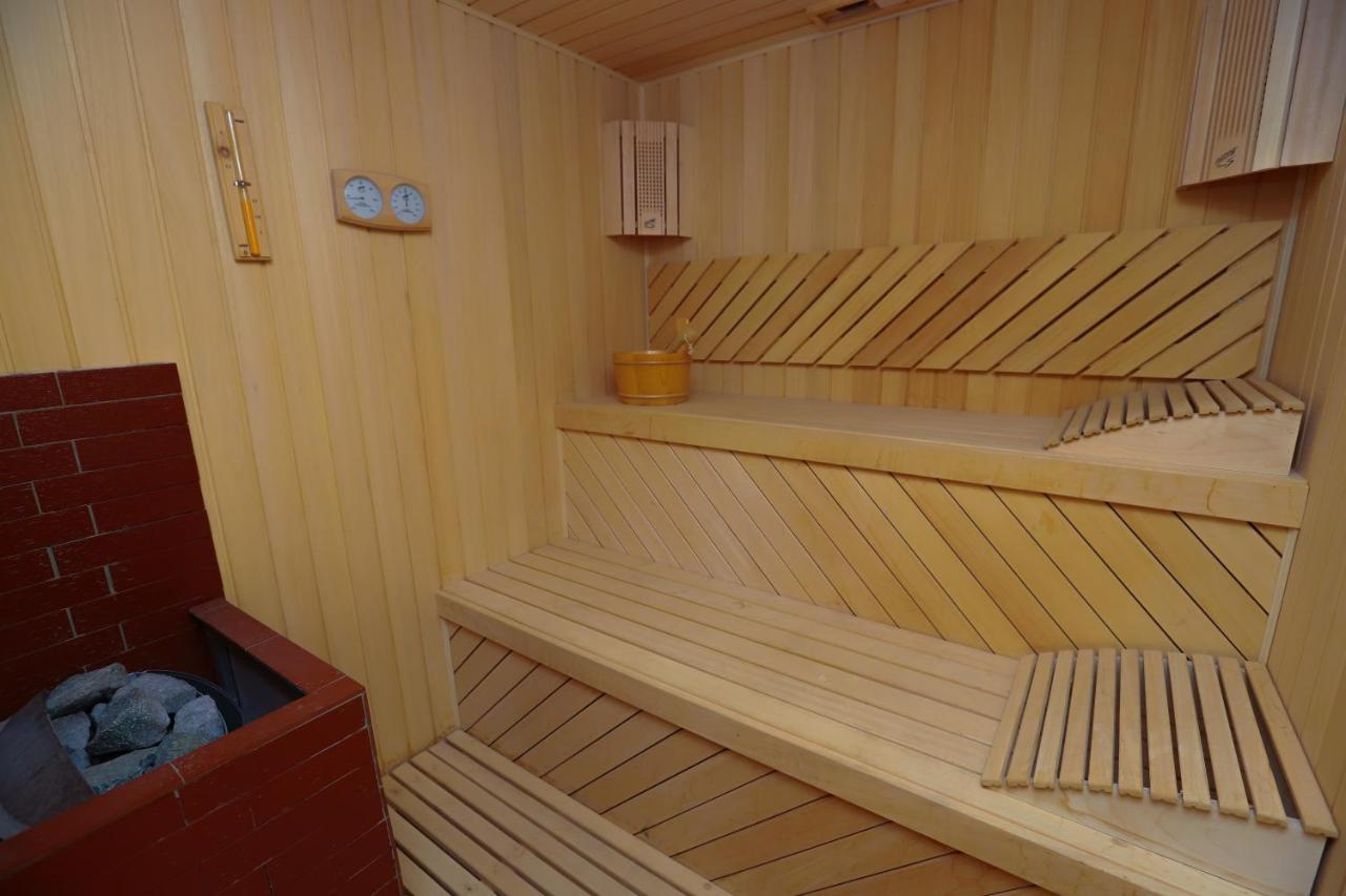 Gabala Garden Hotel Exterior photo A Finnish sauna